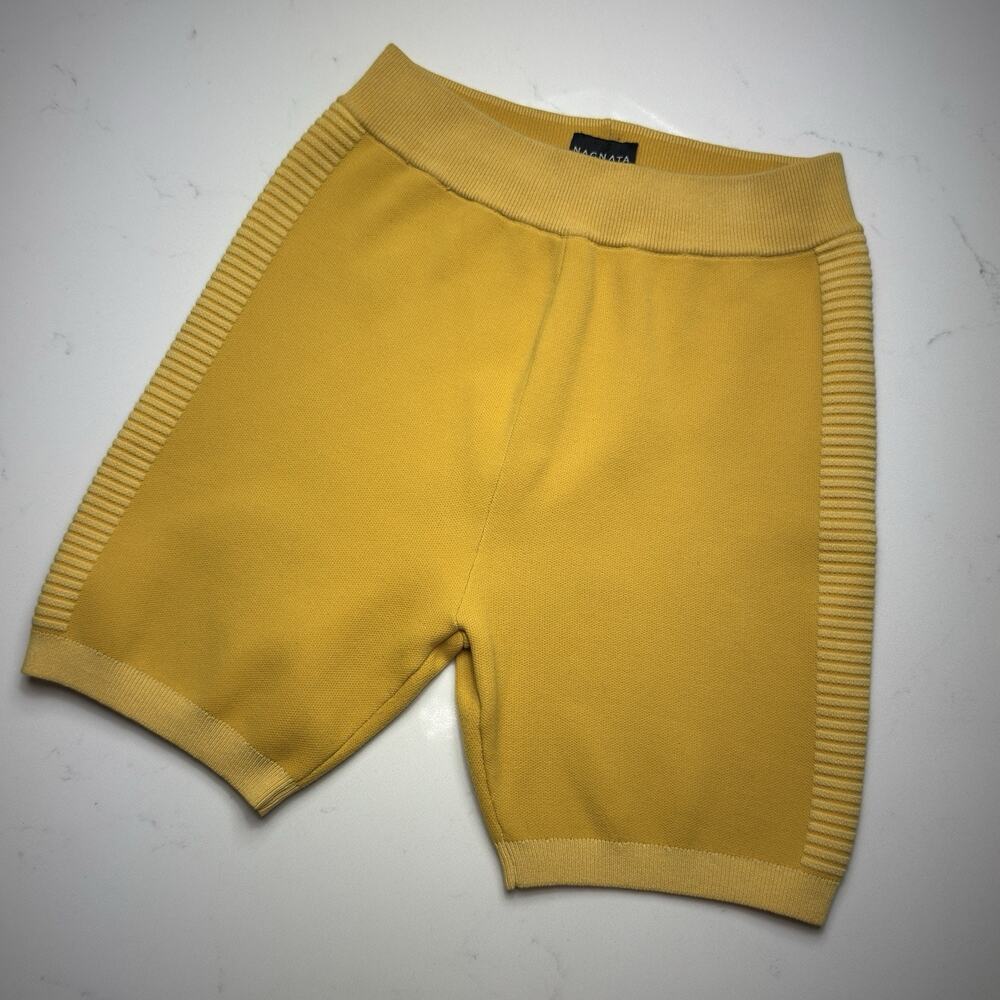 Nagnata Yellow Yoni Shorts